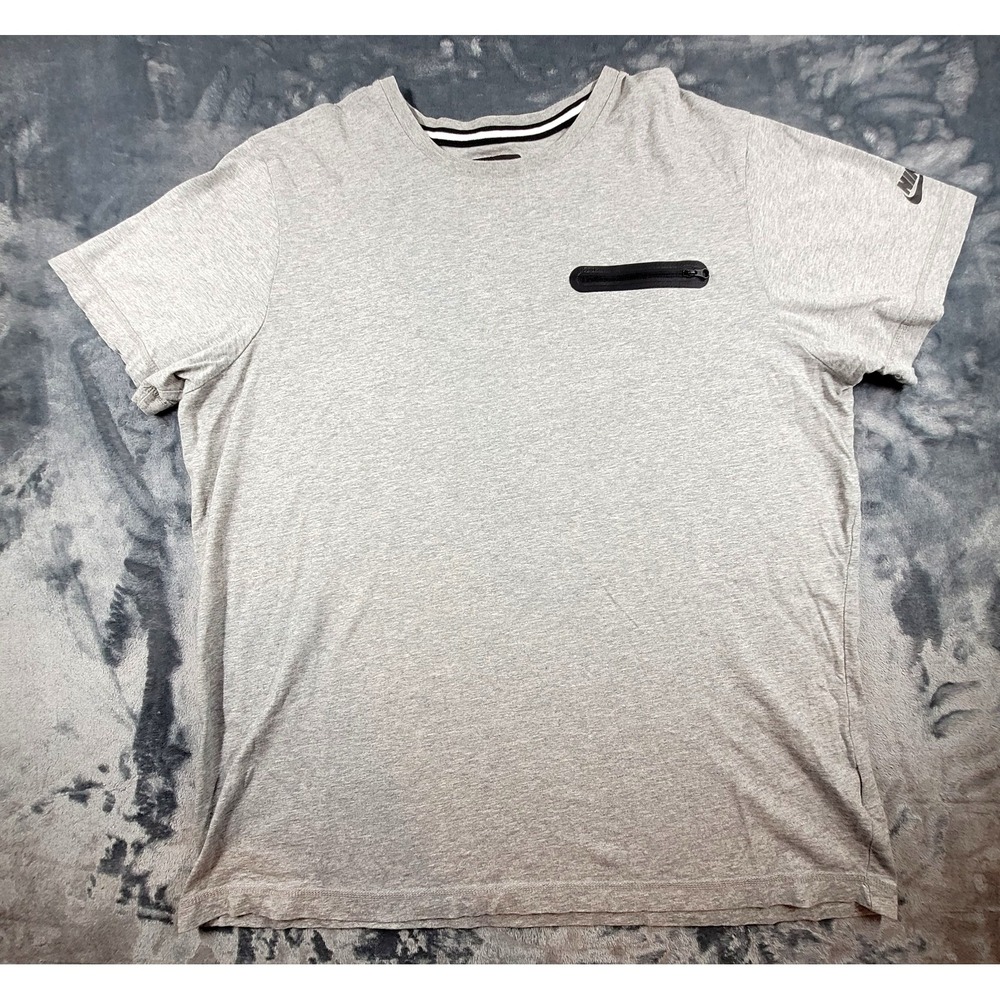 Nike Tech Pocket Tee Shirt Short Sleeve 614345-063 Size XXL(see condition)